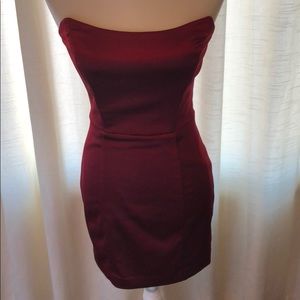 BEBE Satin Mini Dress